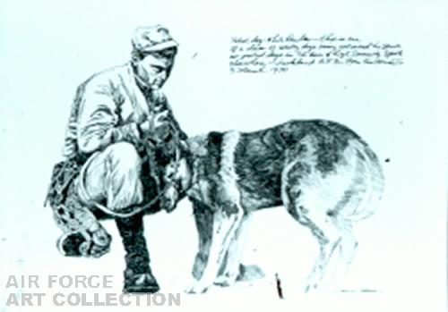 PATROL DOG AND HIS HANDLER